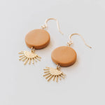 Load image into Gallery viewer, Sunset Earrings - mustard
