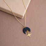 Load image into Gallery viewer, Celestial Star Necklace - black

