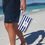 Load image into Gallery viewer, Dock &amp; Bay Quick Dry Towel - Whitsunday Blue Stripe
