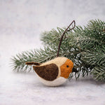 Load image into Gallery viewer, Felt Robin Tree Decoration
