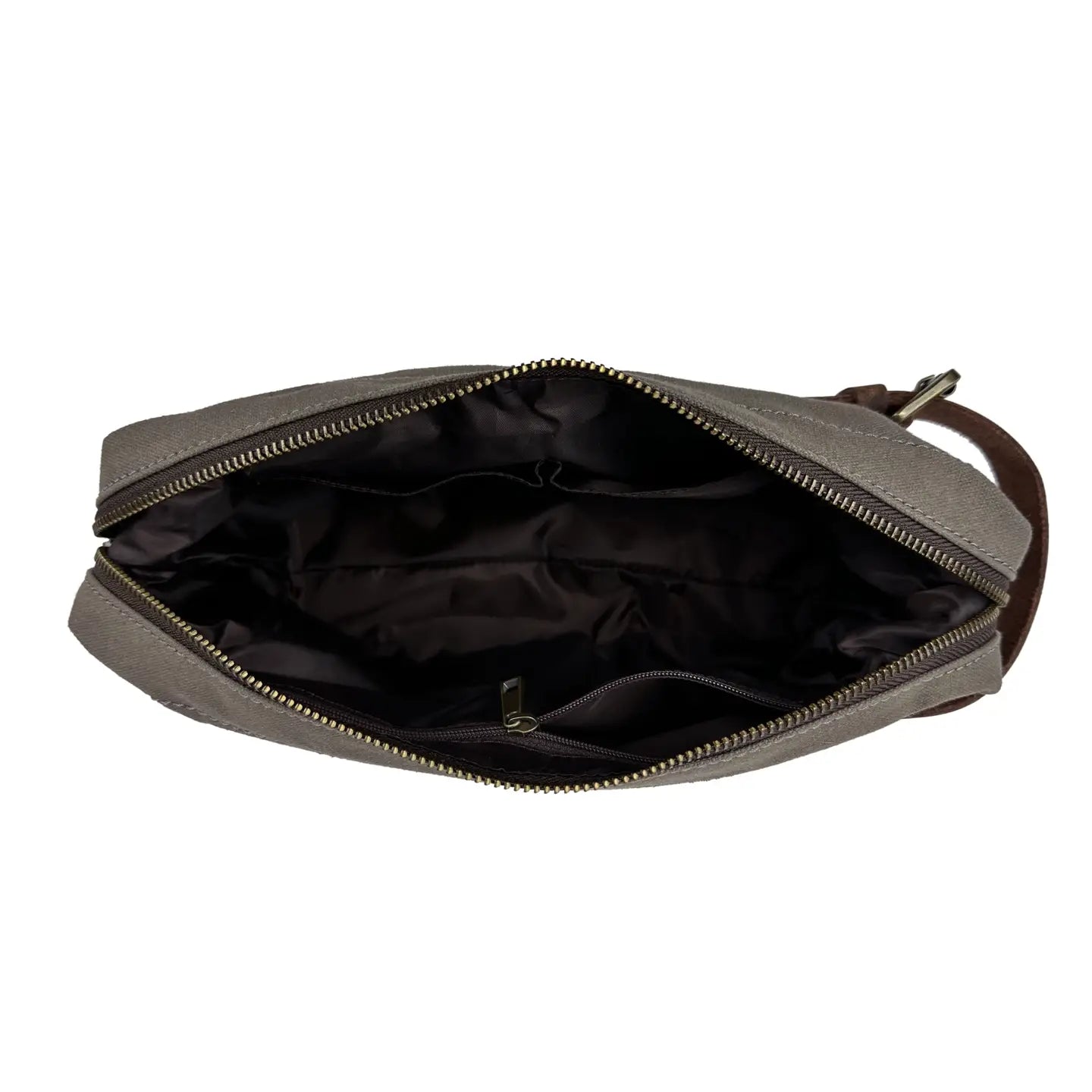 Birling Waxed Canvas & Leather Wash Bag