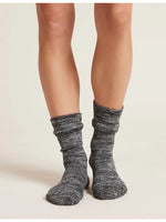 Load image into Gallery viewer, Chunky Bed Socks - dusty pink / storm
