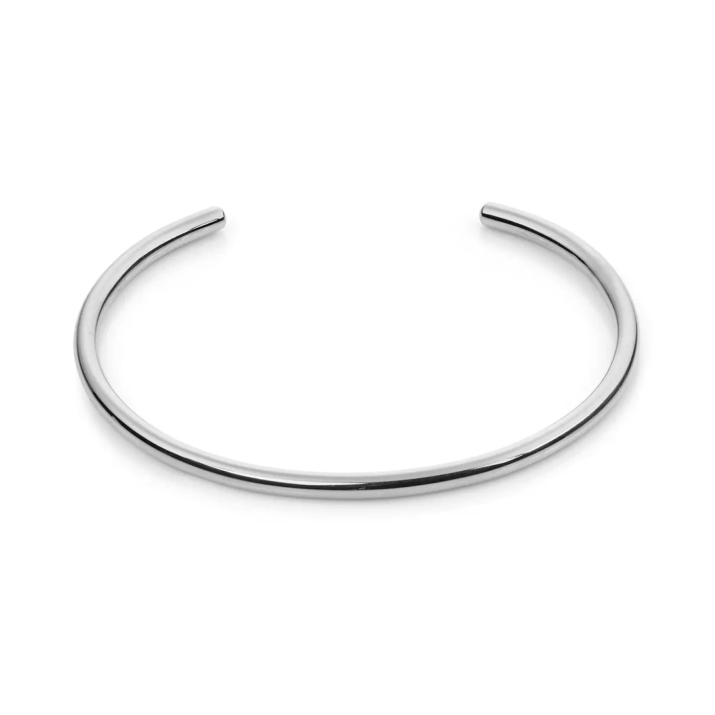 Minimal Silver Bangle