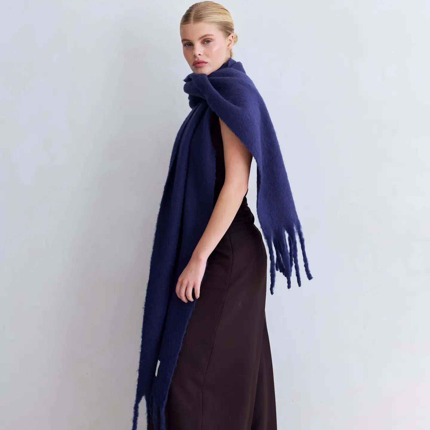 The Reykjavik Scarf - Midnight Blue