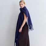 Load image into Gallery viewer, The Reykjavik Scarf - Midnight Blue
