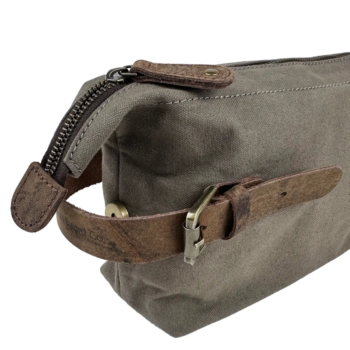 Birling Waxed Canvas & Leather Wash Bag