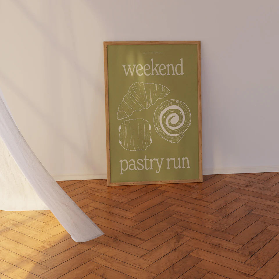 Weekend Pastry Run Print