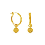 Load image into Gallery viewer, Hestia Coin Hoops
