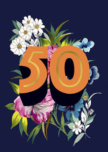 50th Birthday Card