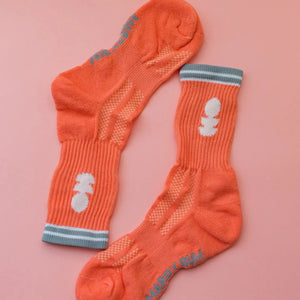 MBAC Logo Sports Socks - peach