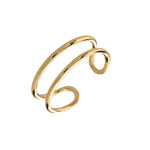 Load image into Gallery viewer, Double Band Adjustable Ring - gold
