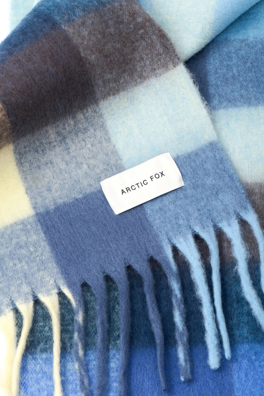 The Reykjavik Scarf - Blue / Yellow Check