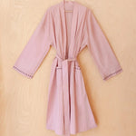 Load image into Gallery viewer, Cotton &amp; Linen Robe - pink
