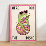 Load image into Gallery viewer, Retro Frog Disco Print
