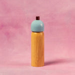Load image into Gallery viewer, Salt &amp; Pepper Grinder - light blue &amp; burgundy
