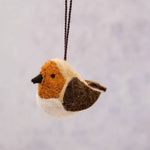 Load image into Gallery viewer, Felt Robin Tree Decoration

