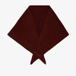 Load image into Gallery viewer, Merino Wool Triangle Scarf - dark walnut brown
