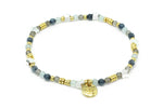 Load image into Gallery viewer, Alcor Gold Stretch Gemstone Bracelet
