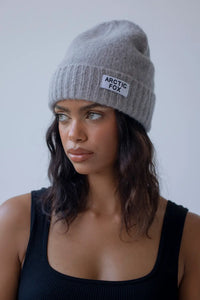 Mohair Beanie - Arctic Grey