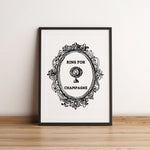 Load image into Gallery viewer, Ring For Champagne Print
