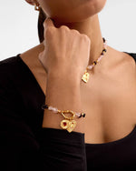 Load image into Gallery viewer, Cherie Pink Solesi Waterproof Gold Bracelet
