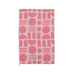 Load image into Gallery viewer, Cotton Tea Towel - Stack The Dishes Pink
