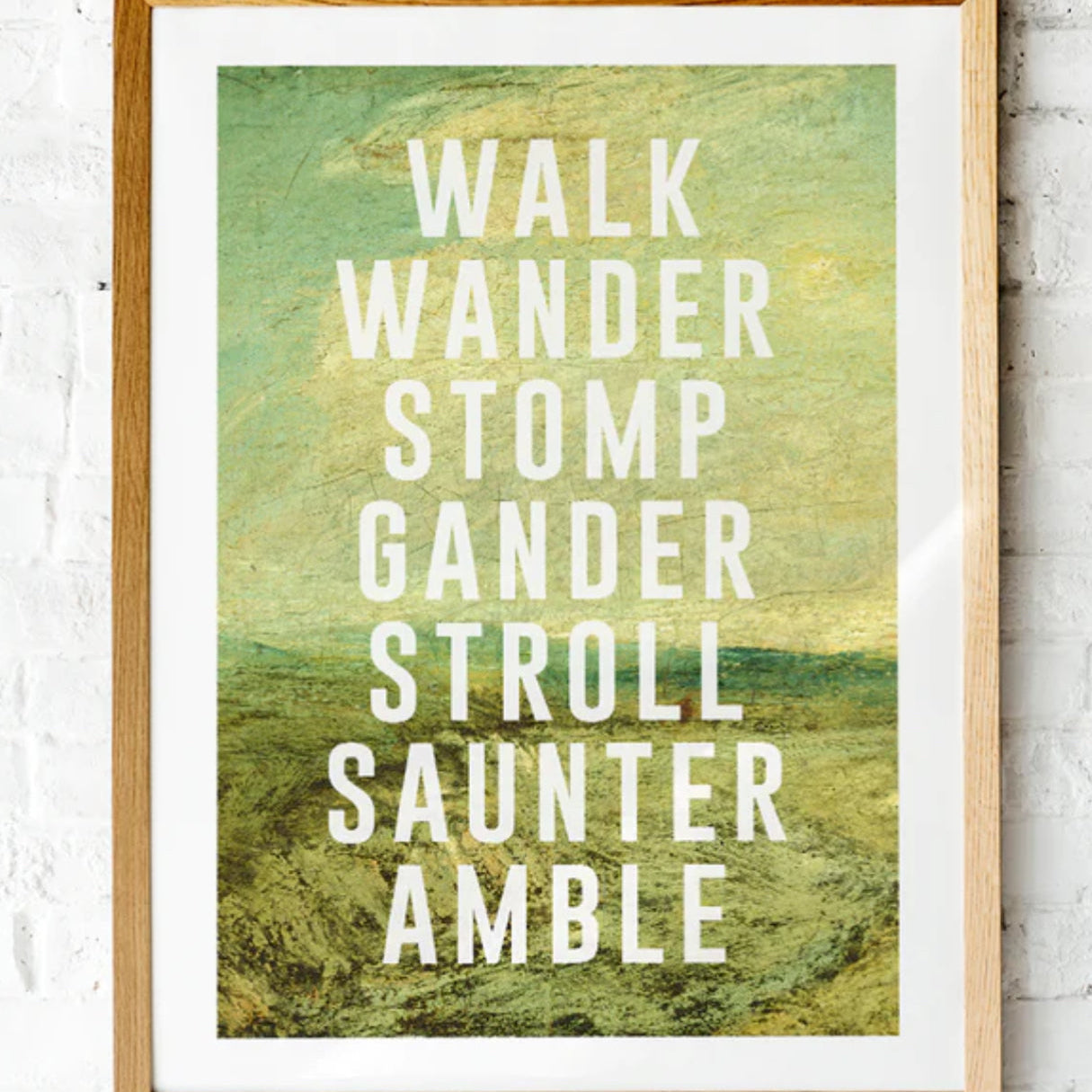 Walk wander print