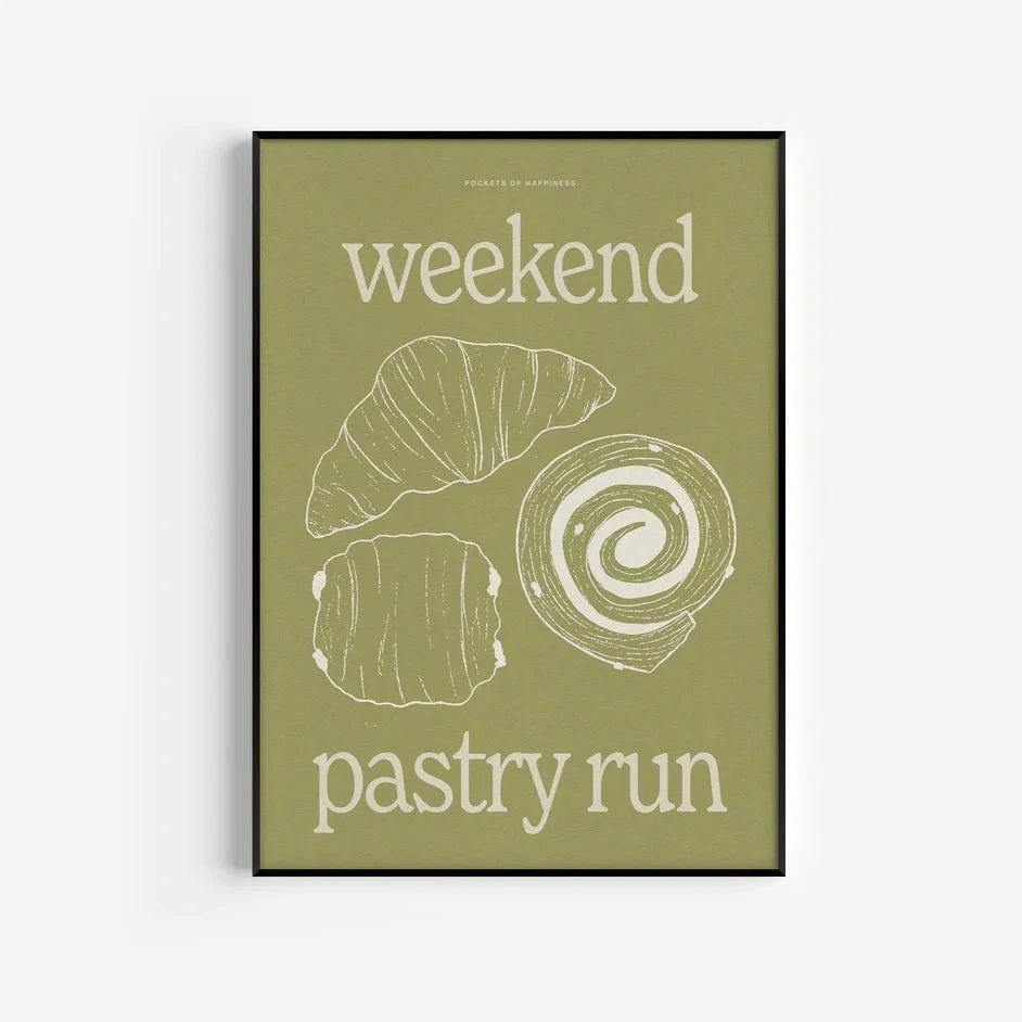 Weekend Pastry Run Print