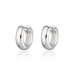 Load image into Gallery viewer, Chunky Huggie Earring - silver
