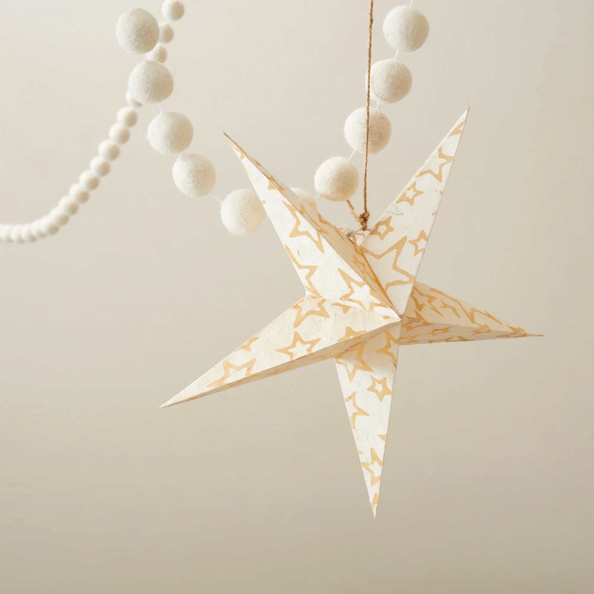 Eco Felt Pom Pom Garland