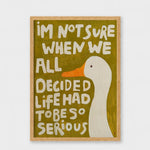 Load image into Gallery viewer, Serious Goose Print
