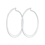 Load image into Gallery viewer, Flat Hoop Earrings
