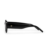 Load image into Gallery viewer, Cleo Recycled Plastic Sunglasses - black

