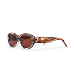 Load image into Gallery viewer, Cleo Recycled Plastic Sunglasses - cigar smoke
