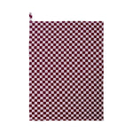 Load image into Gallery viewer, Check Cotton Hand Towel - burgundy check
