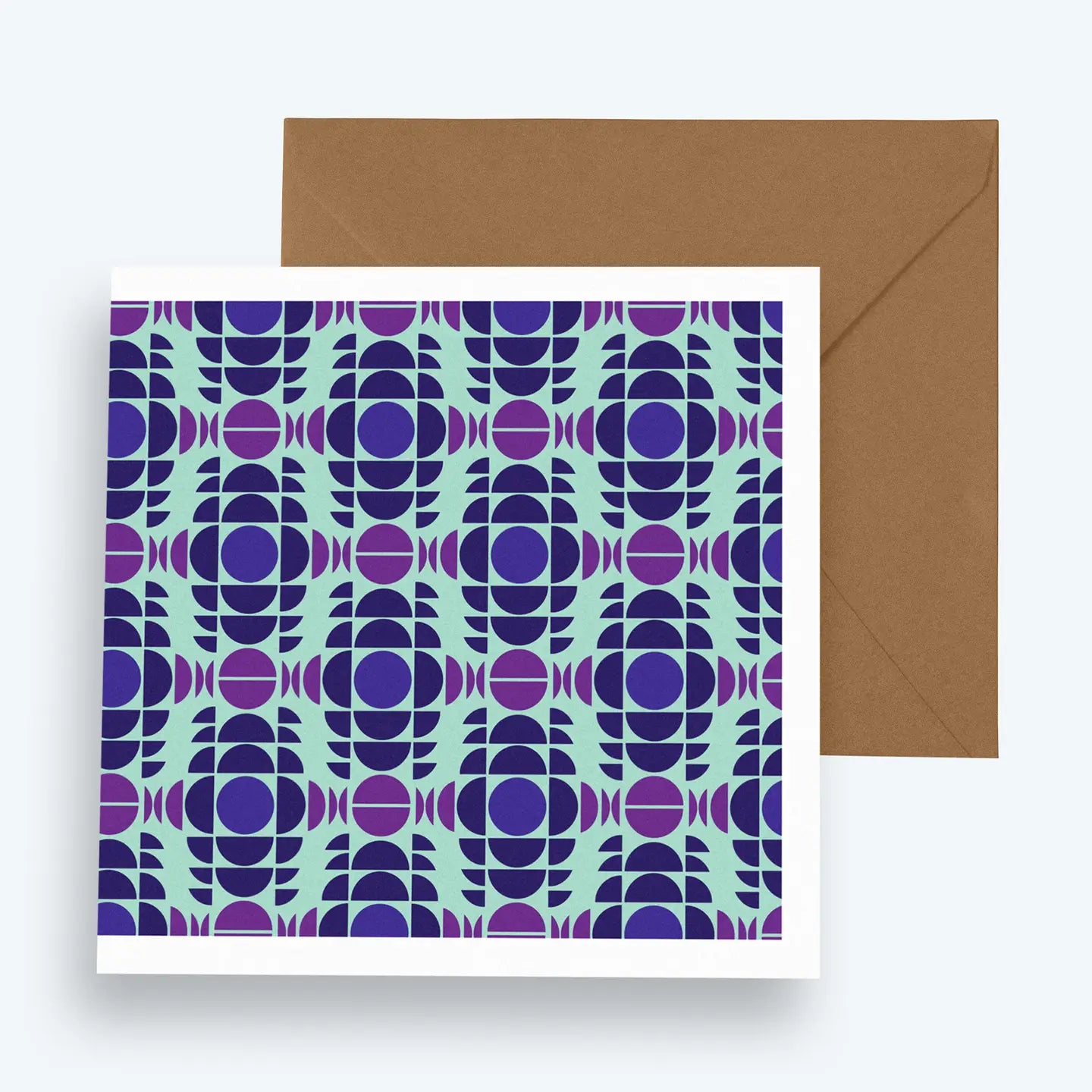 Boho Purple Greeting Card