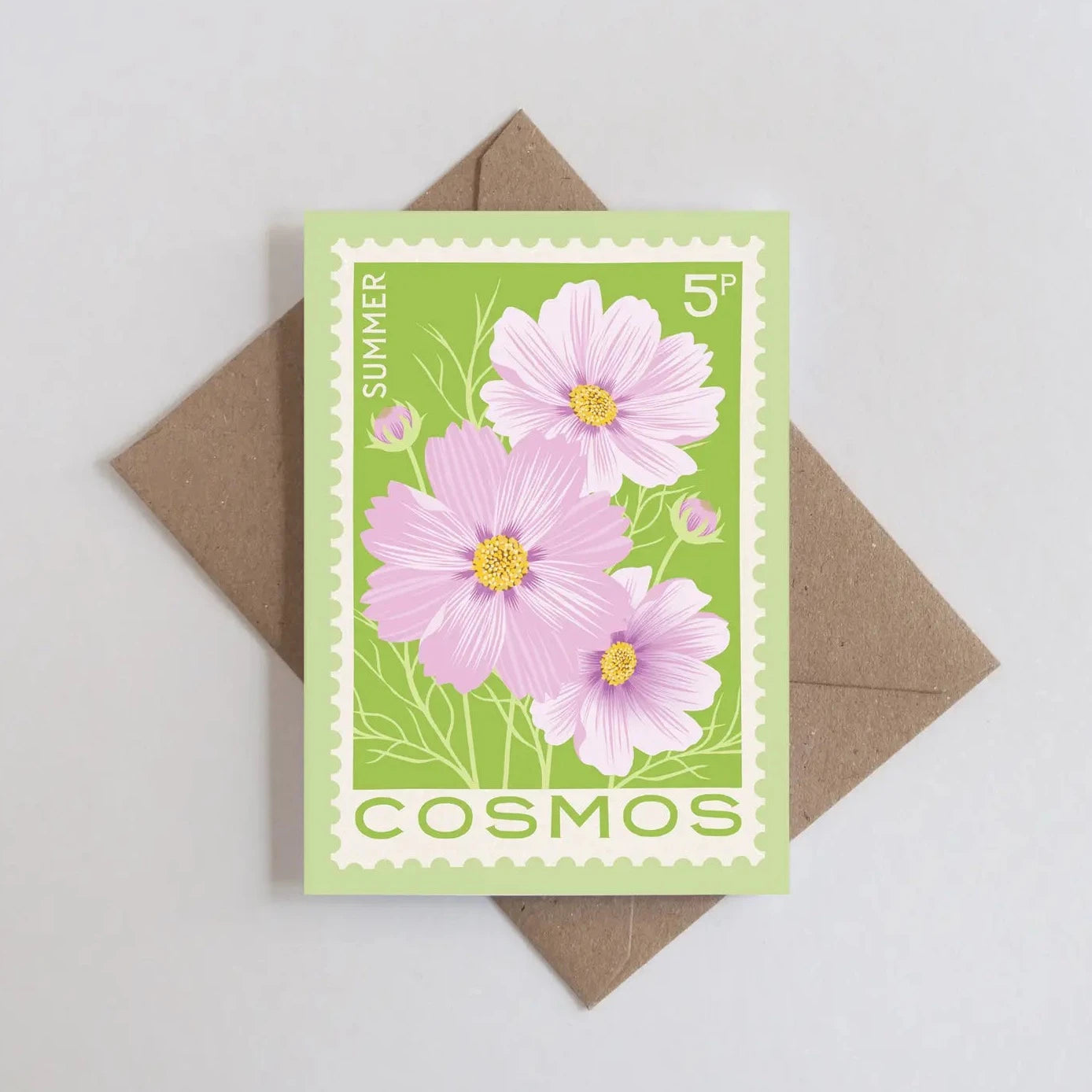 Cosmos Mini Greeting Card