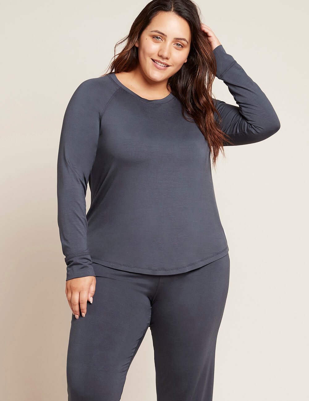 Goodnight Long Sleeve Top - storm
