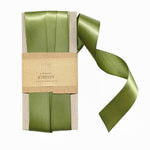 Load image into Gallery viewer, Willow Green Double Faced Satin Ribbon
