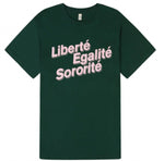 Load image into Gallery viewer, Liberté, Egalité, Sororité® White Organic Cotton T-Shirt
