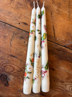Load image into Gallery viewer, Festive hand painted Candles
