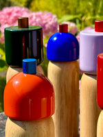 Load image into Gallery viewer, Salt &amp; Pepper Grinder - orange &amp; blue
