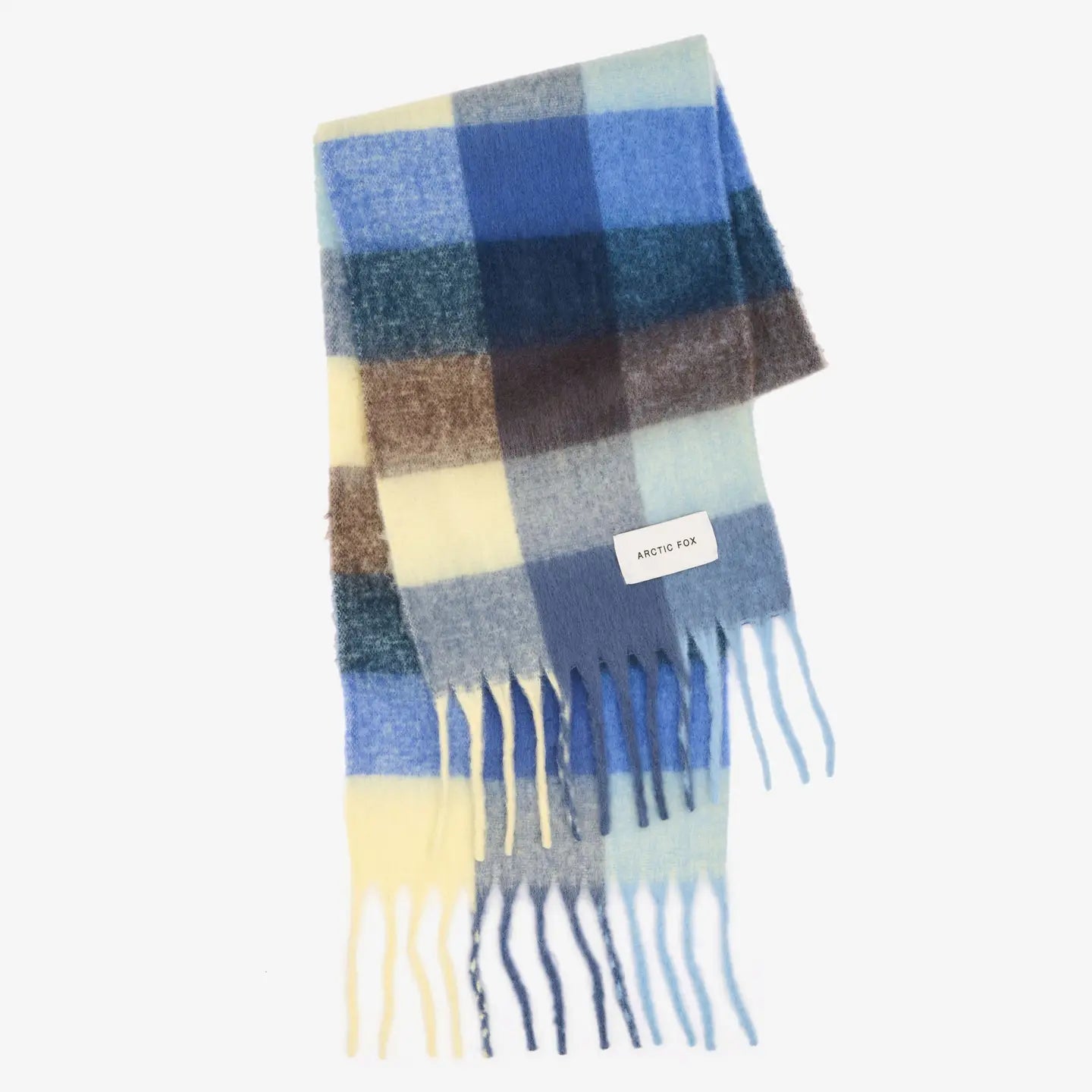 The Reykjavik Scarf - Blue / Yellow Check