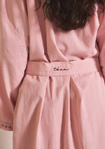 Load image into Gallery viewer, Cotton &amp; Linen Robe - pink
