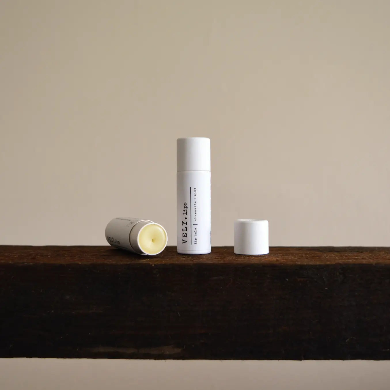 Natural Vegan Lip Balm - with chamomile extract & mint