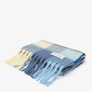 The Reykjavik Scarf - Blue / Yellow Check