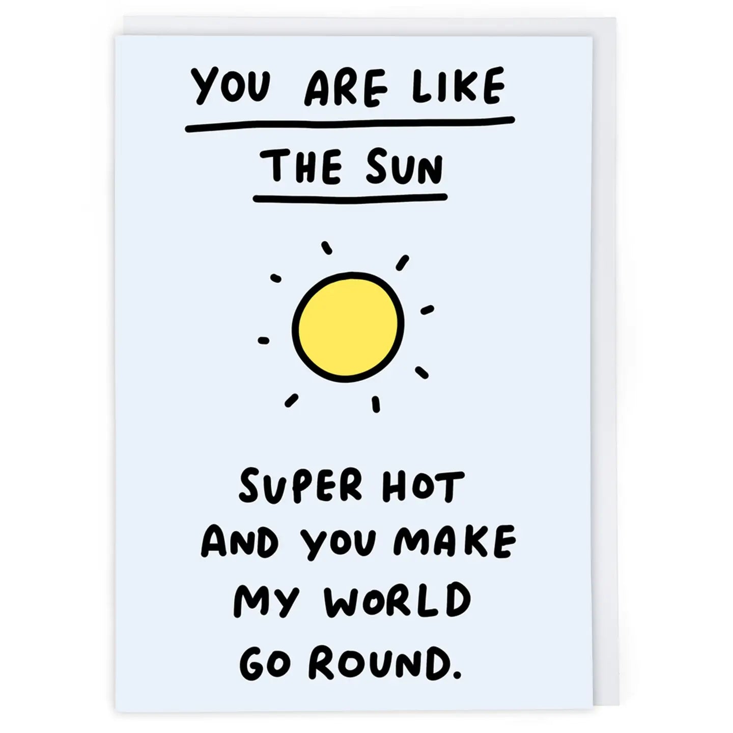 Like the Sun Valentine Card