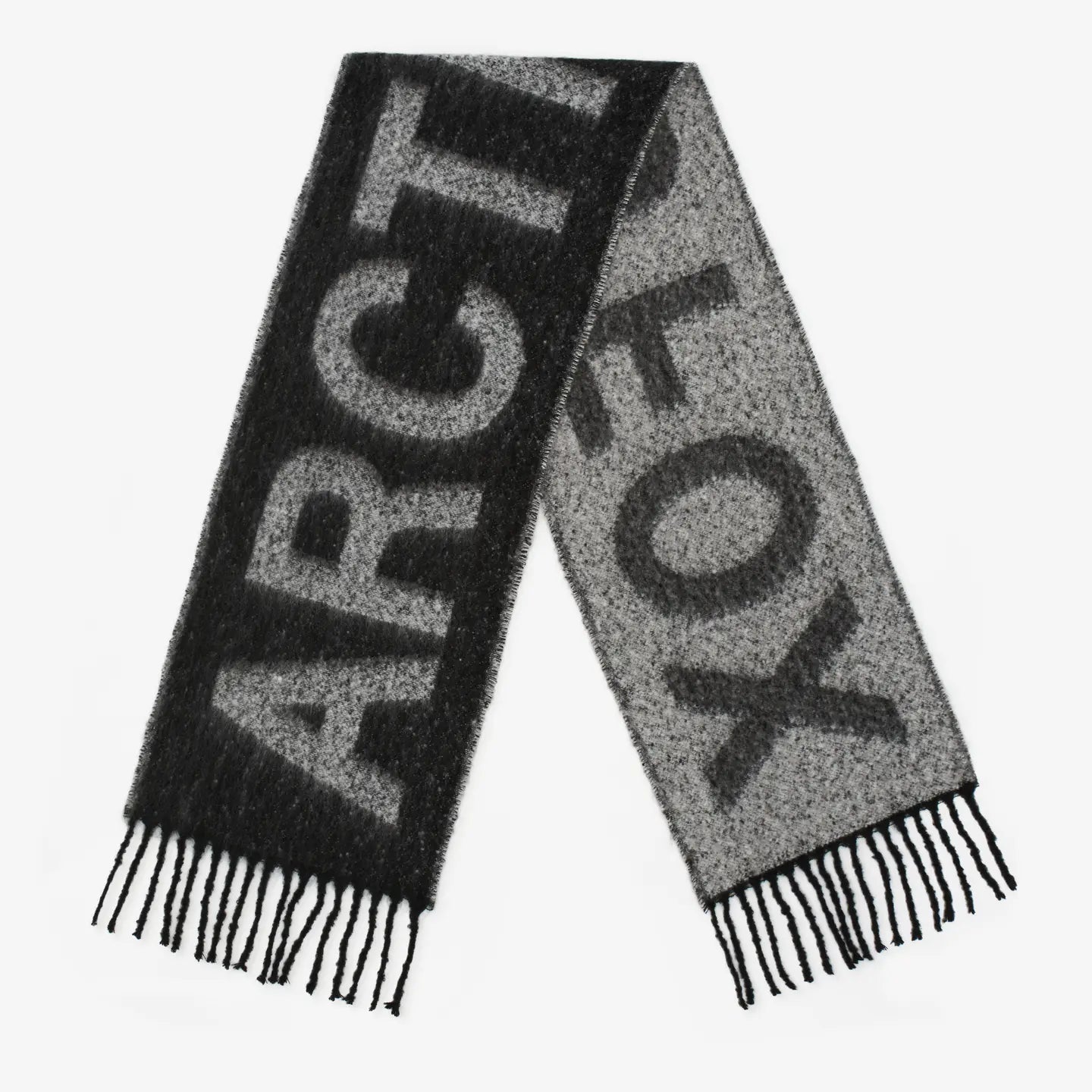 Arctic Fox Logo Scarf - monochrome