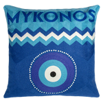 Load image into Gallery viewer, Mykonos Needlepoint Cushion
