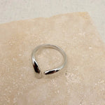 Load image into Gallery viewer, Silver Wishbone Ring

